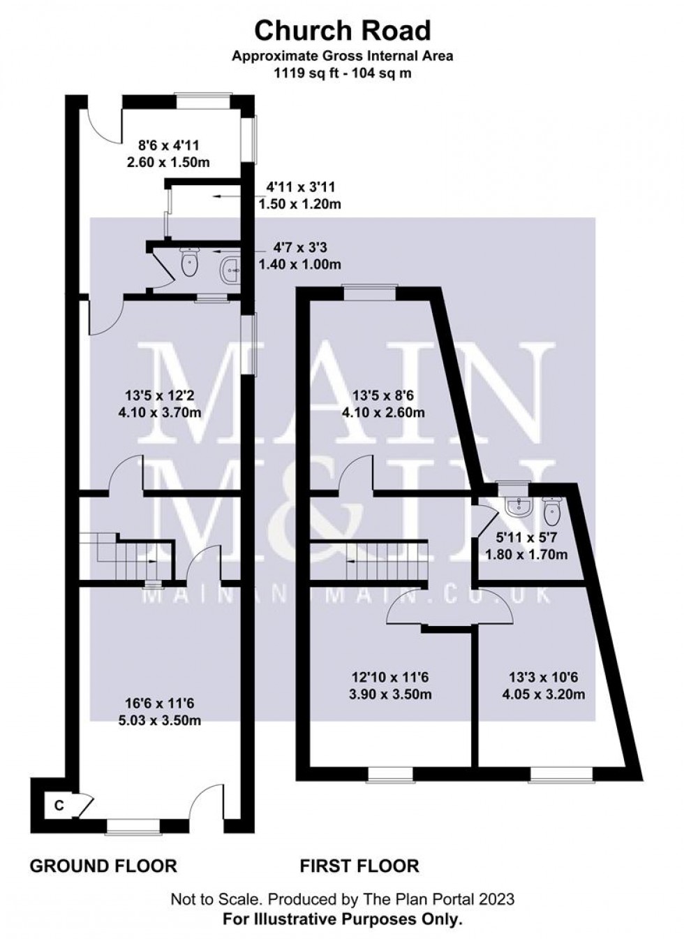 Floorplan for Church Road, Cheadle Hulme, Cheadle