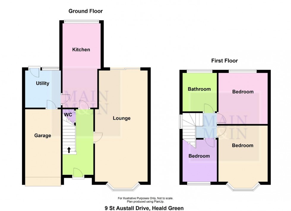 Floorplan for St Austell Drive, Heald Green