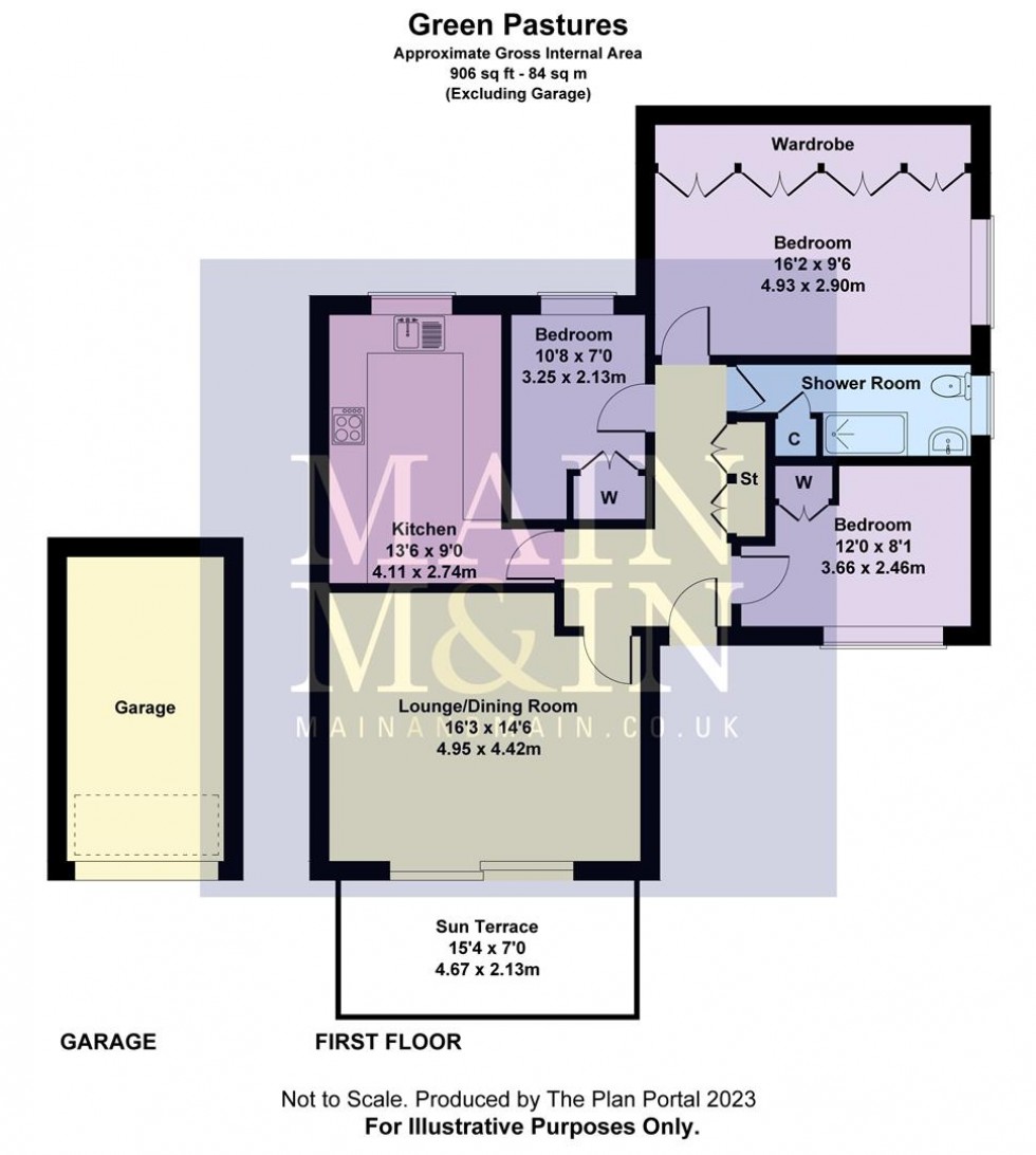 Floorplan for Green Pastures, Heaton Mersey