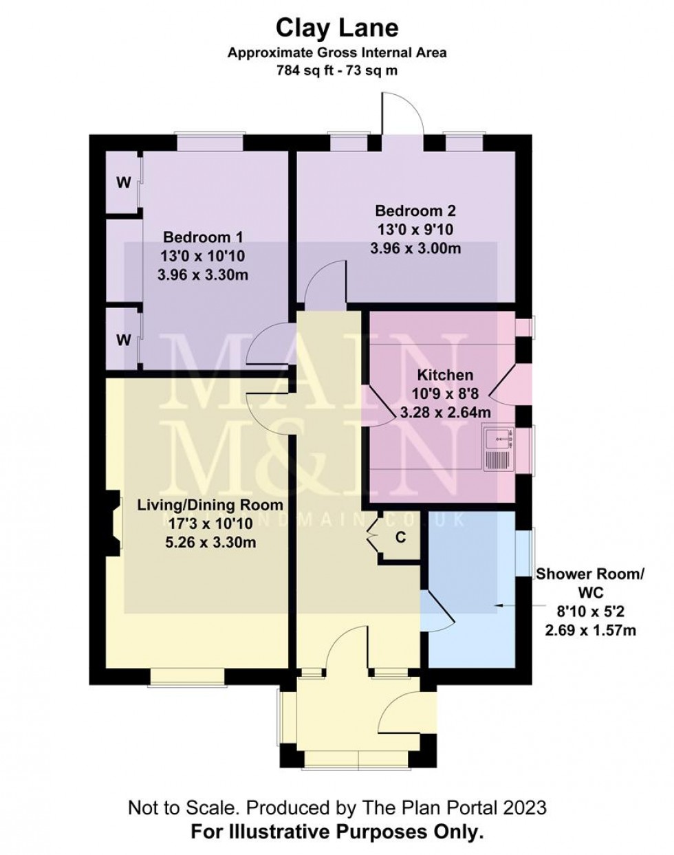 Floorplan for Clay Lane, Handforth