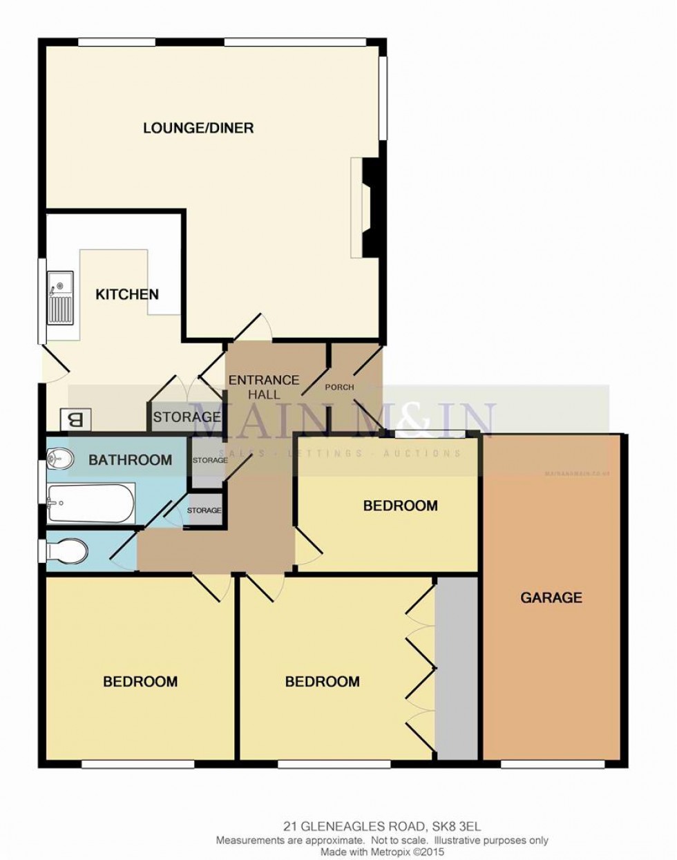 Floorplan for Gleneagles Road, Heald Green, Cheadle