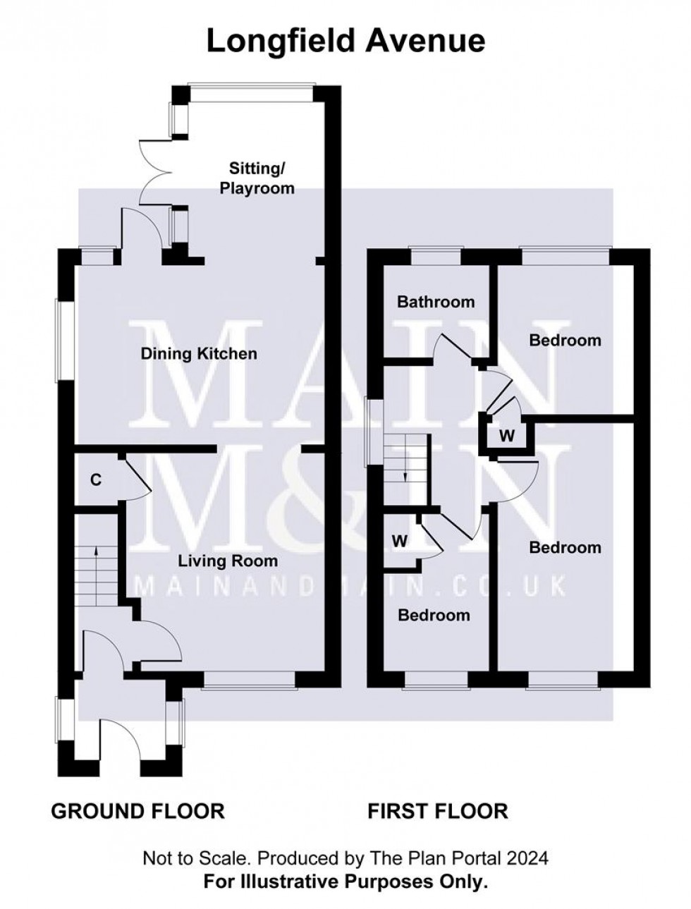 Floorplan for Longfield Avenue, Heald Green