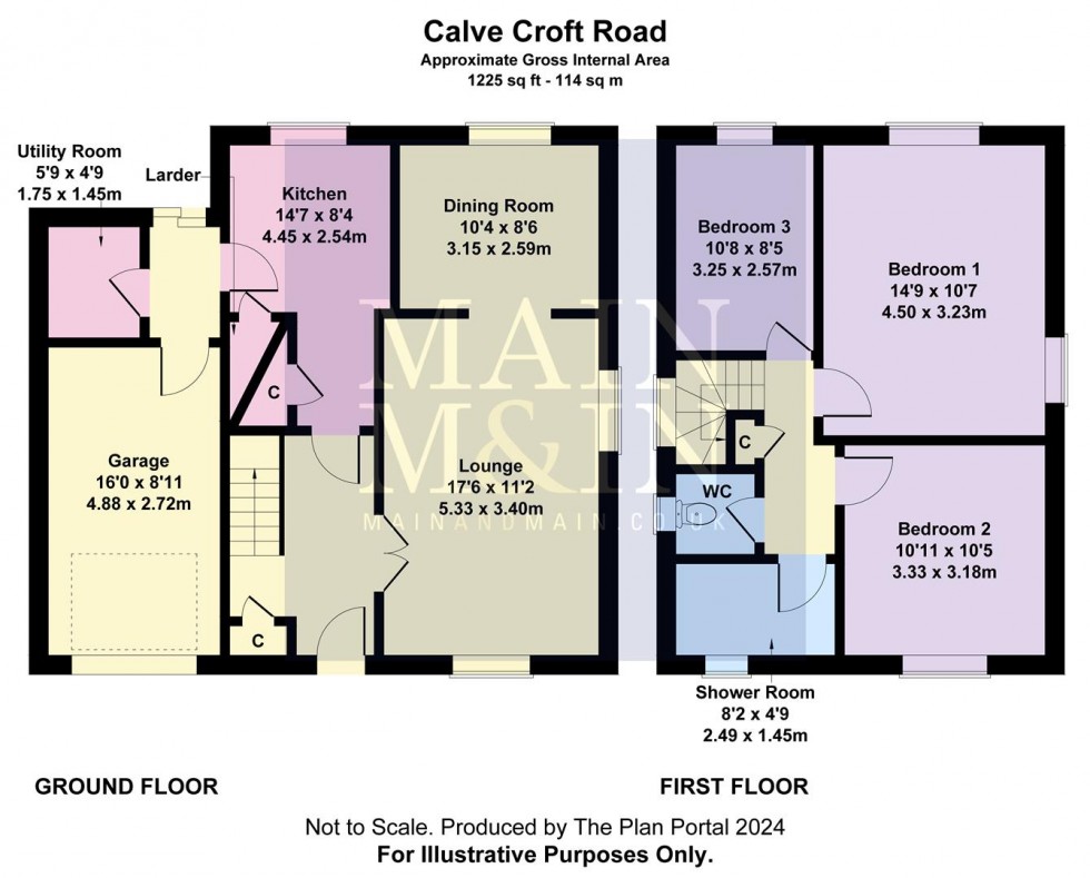 Floorplan for Calve Croft Road, Manchester