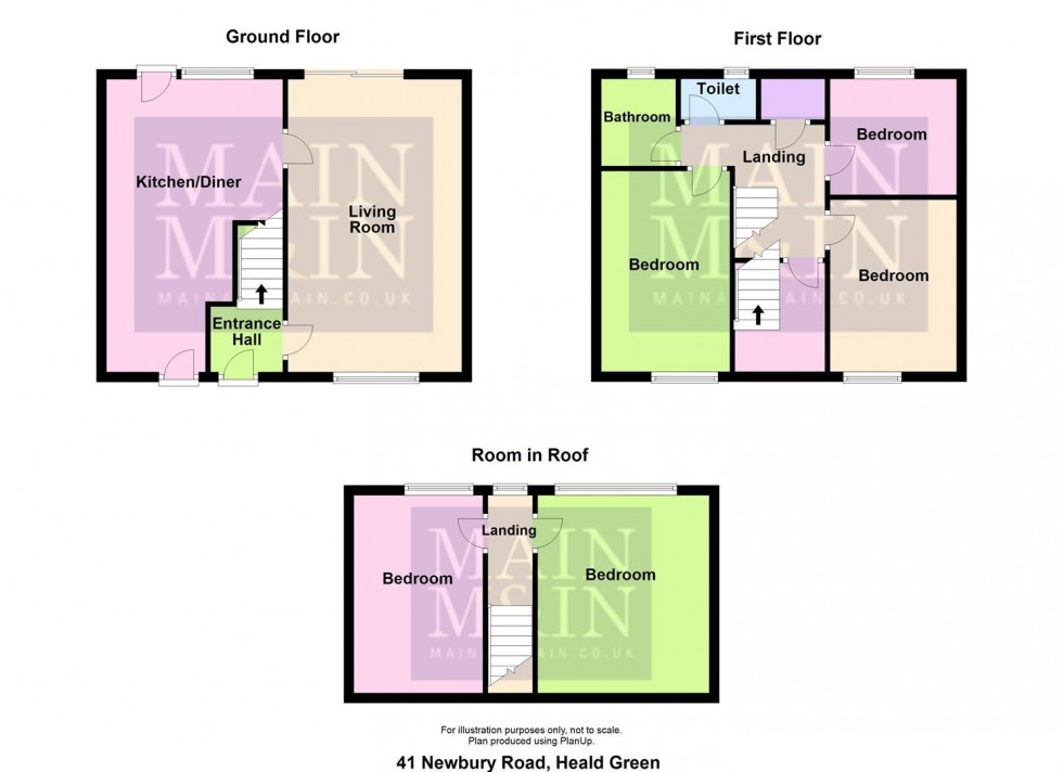 Floorplan for Newbury Road, Heald Green, Cheadle