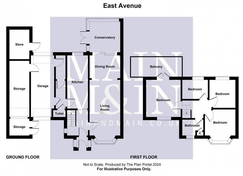 Floorplan for East Avenue, Heald Green