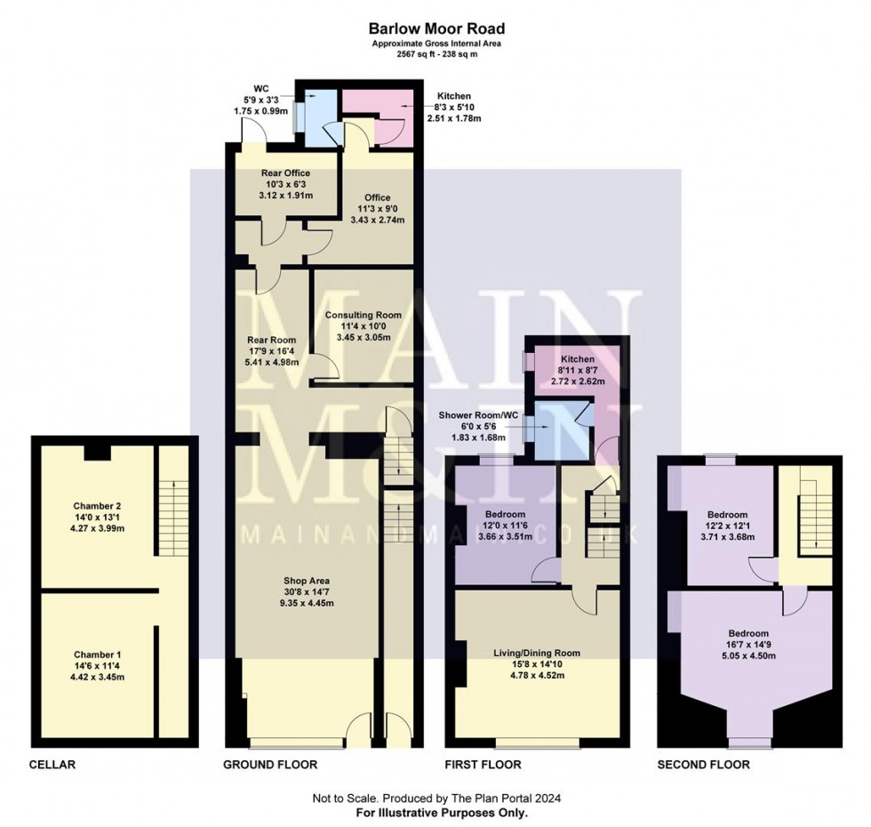 Floorplan for Barlow Moor Road, Chorlton