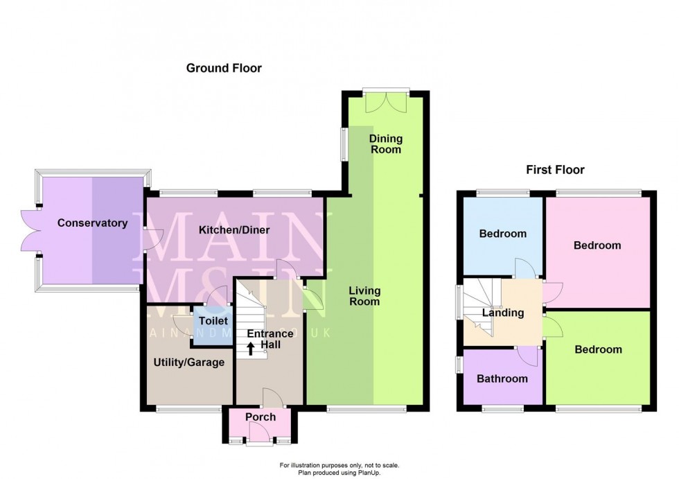 Floorplan for Bradwell Drive, Heald Green