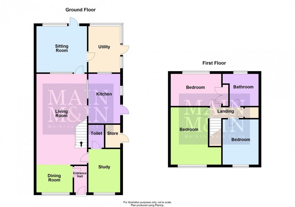 Floorplan for Ashdale Drive, Heald Green