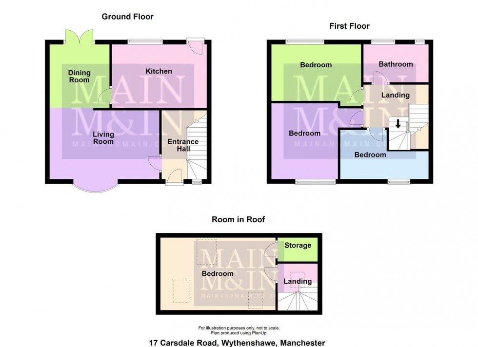 Floorplan for Carsdale Road, Manchester