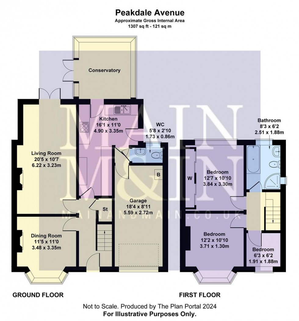 Floorplan for Peakdale Avenue, Heald Green