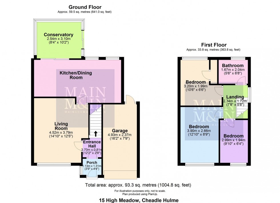 Floorplan for High Meadow, Cheadle Hulme, Cheadle