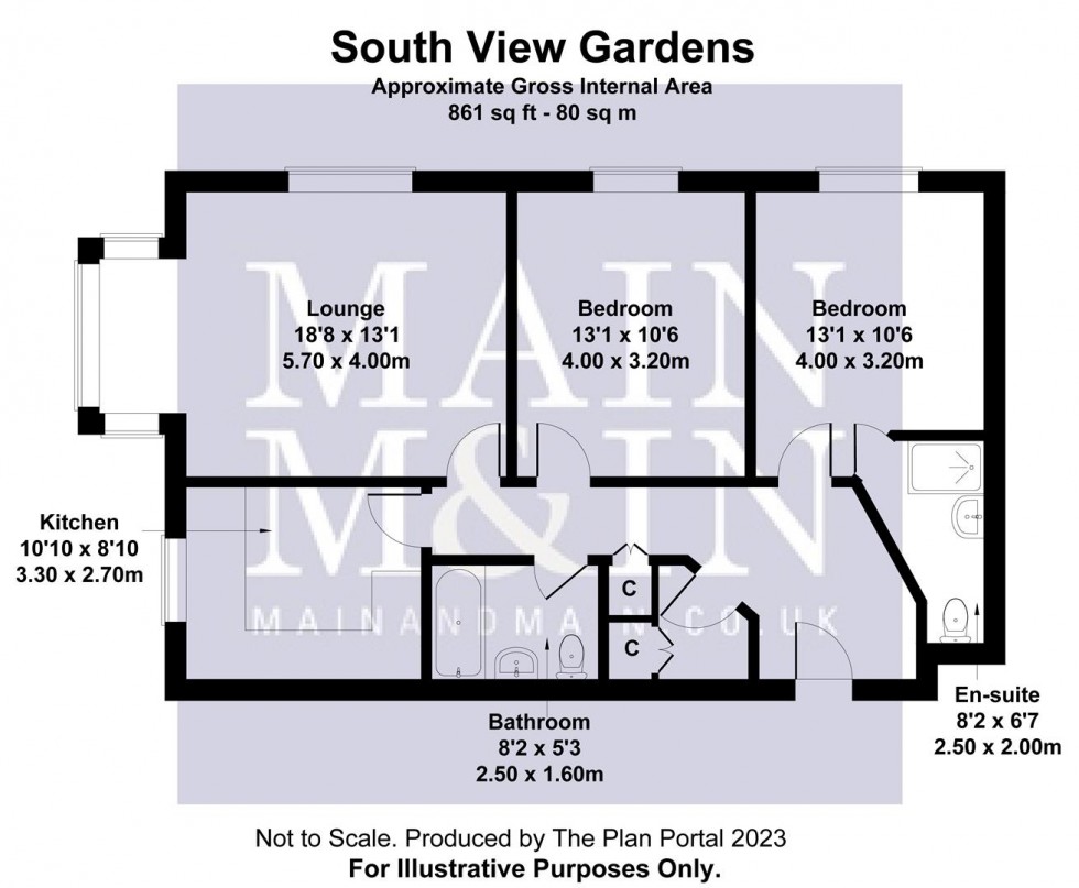 Floorplan for South View Gardens Schools Hill, Cheadle