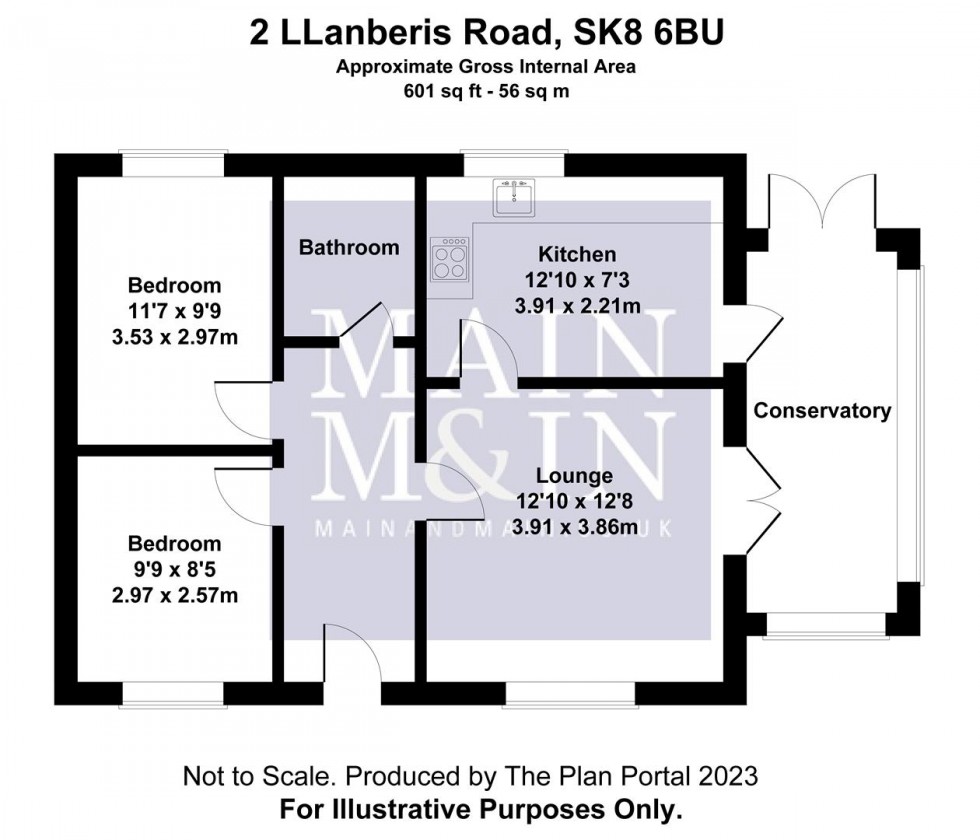 Floorplan for Llanberis Road, Cheadle Hulme