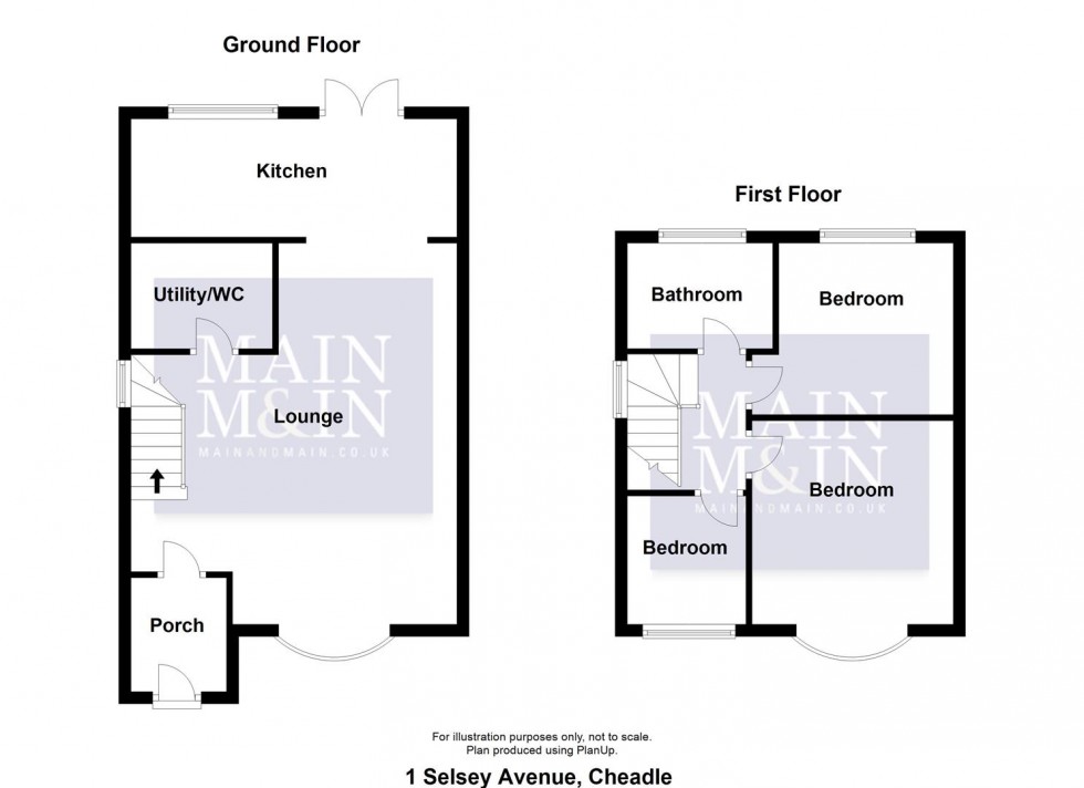 Floorplan for Selsey Avenue, Stockport