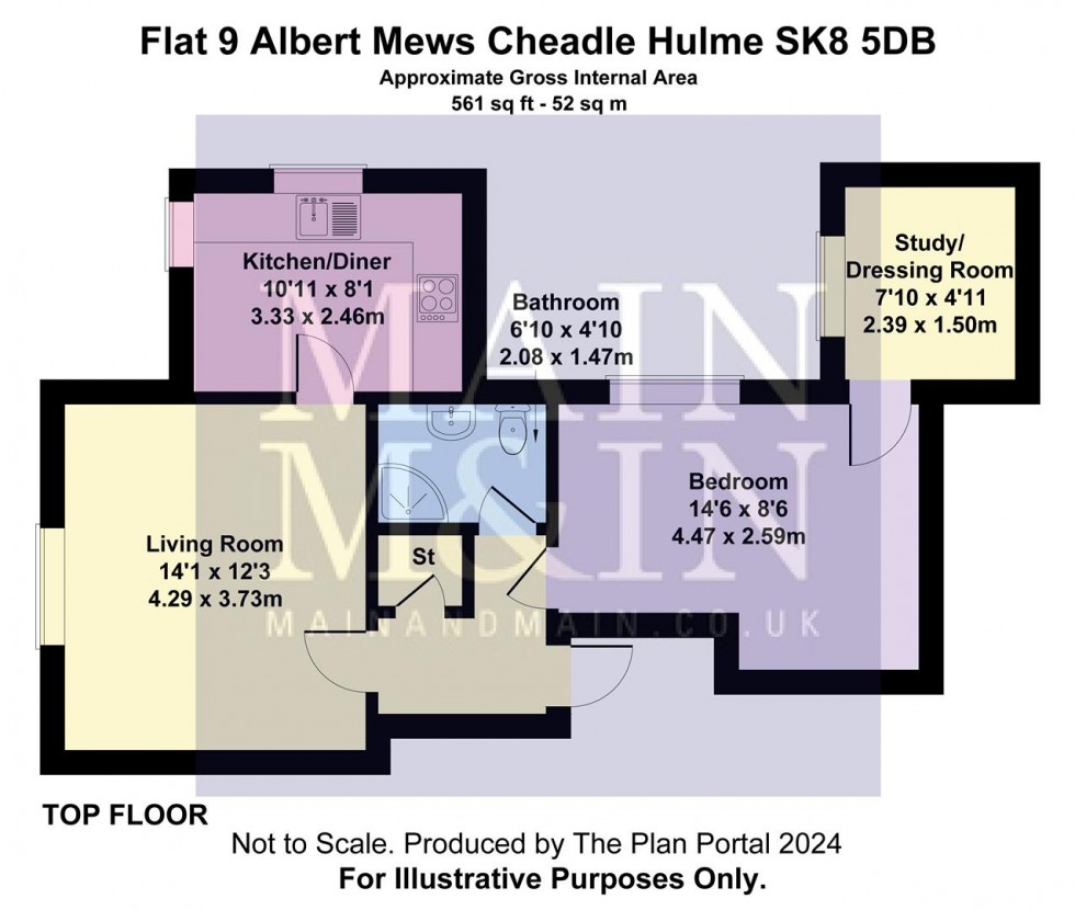 Floorplan for Albert Road, Cheadle Hulme