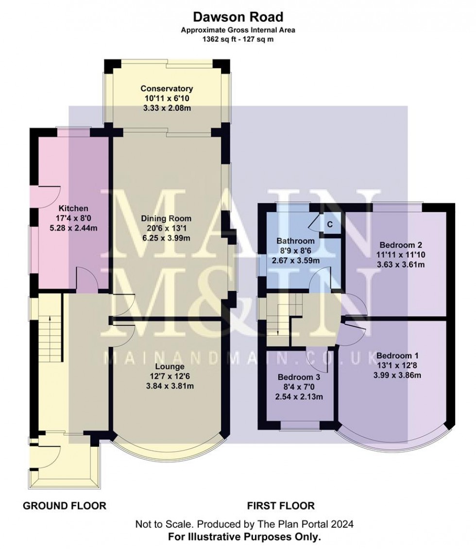 Floorplan for Dawson Road, Heald Green