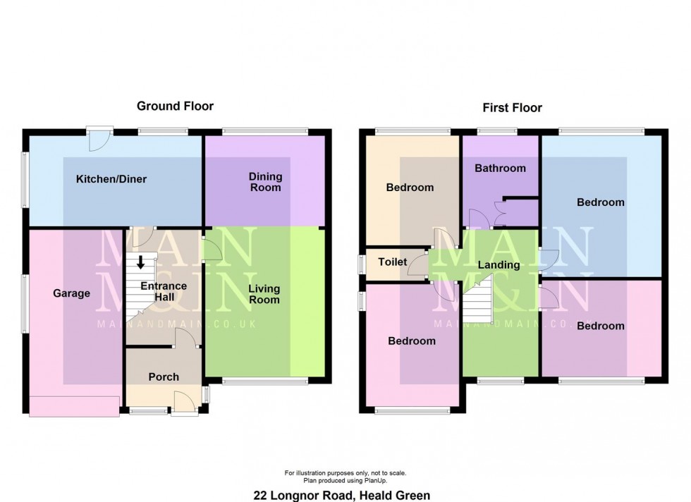 Floorplan for Longnor Road, Heald Green