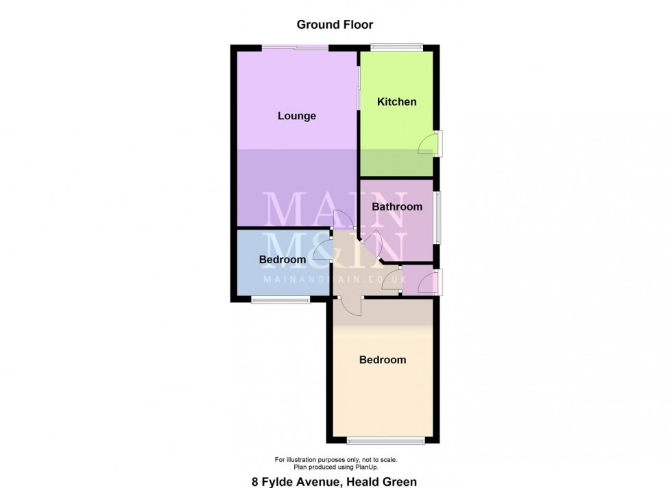 Floorplan for Fylde Avenue, Heald Green