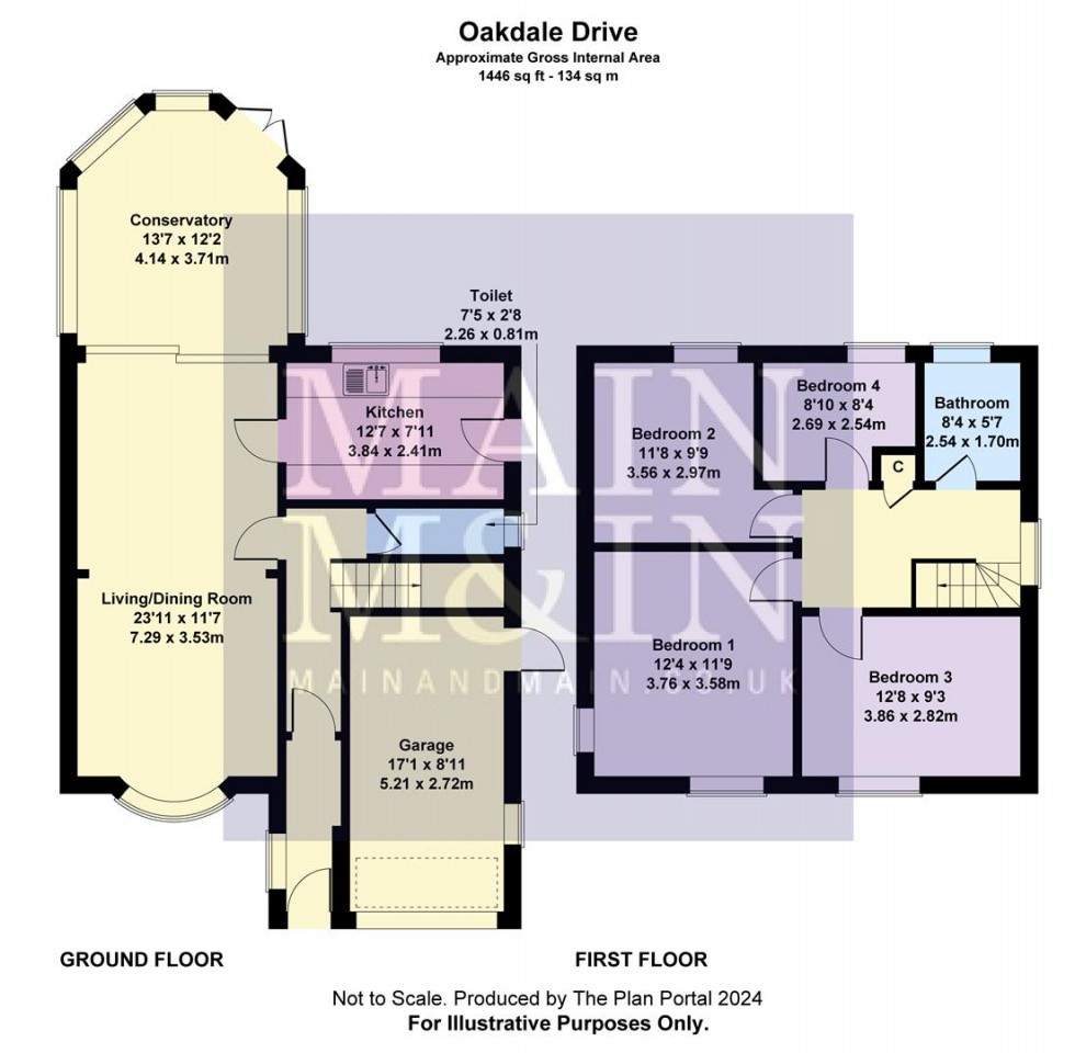 Floorplan for Oakdale Drive, Heald Green