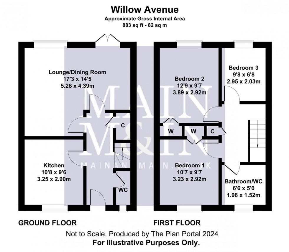 Floorplan for Willow Avenue, Cheadle Hulme