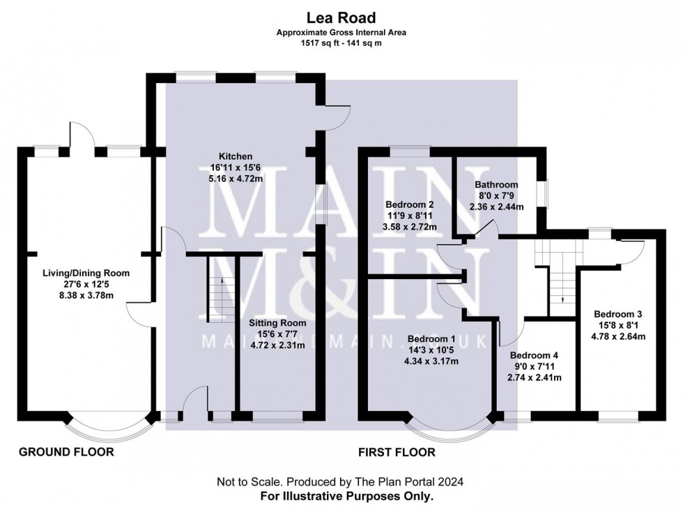 Floorplan for Lea Road, Heald Green