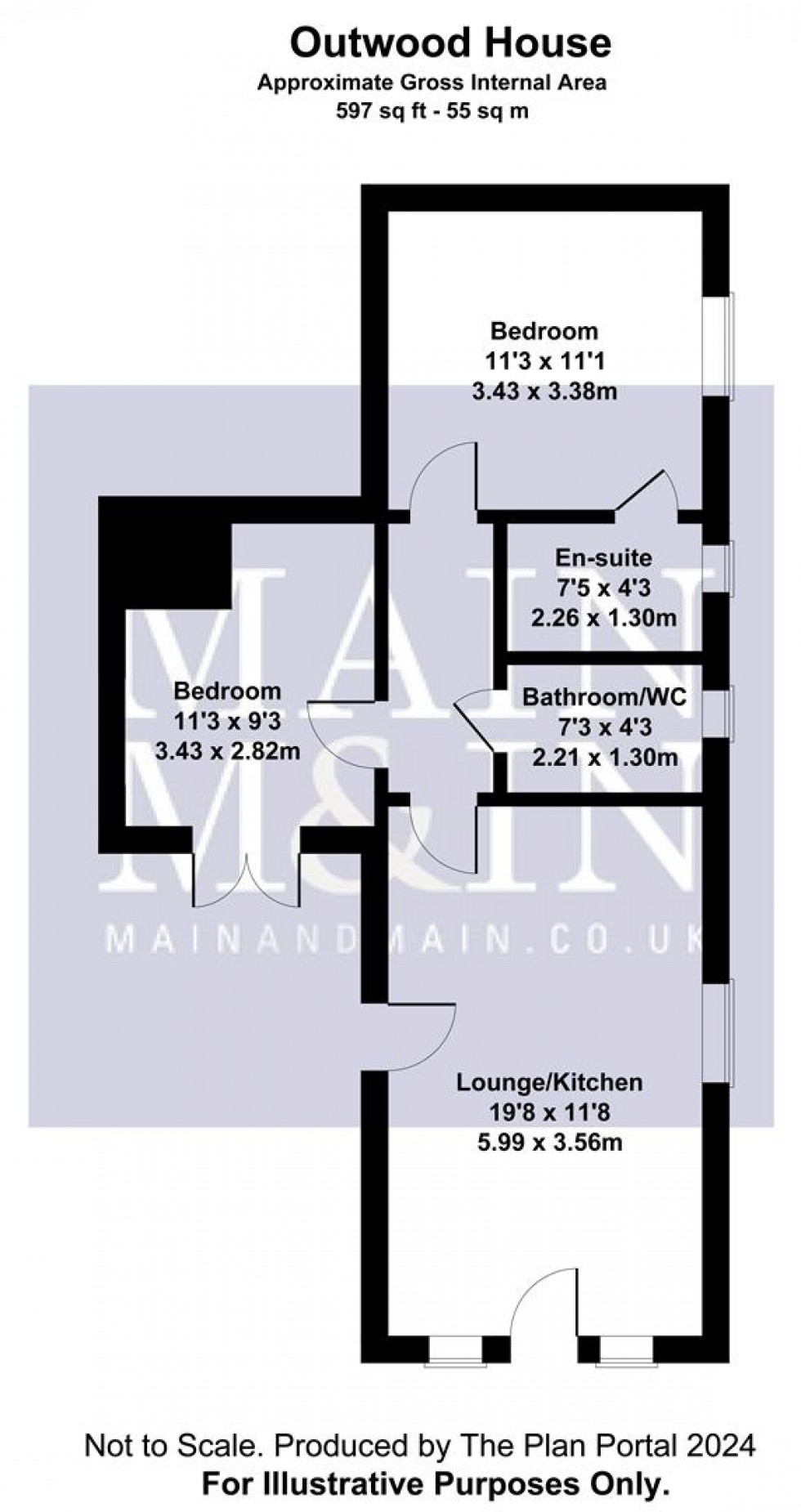 Floorplan for Outwood House, Heald Green,