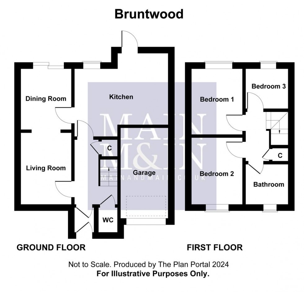 Floorplan for Bruntwood Avenue, Heald Green