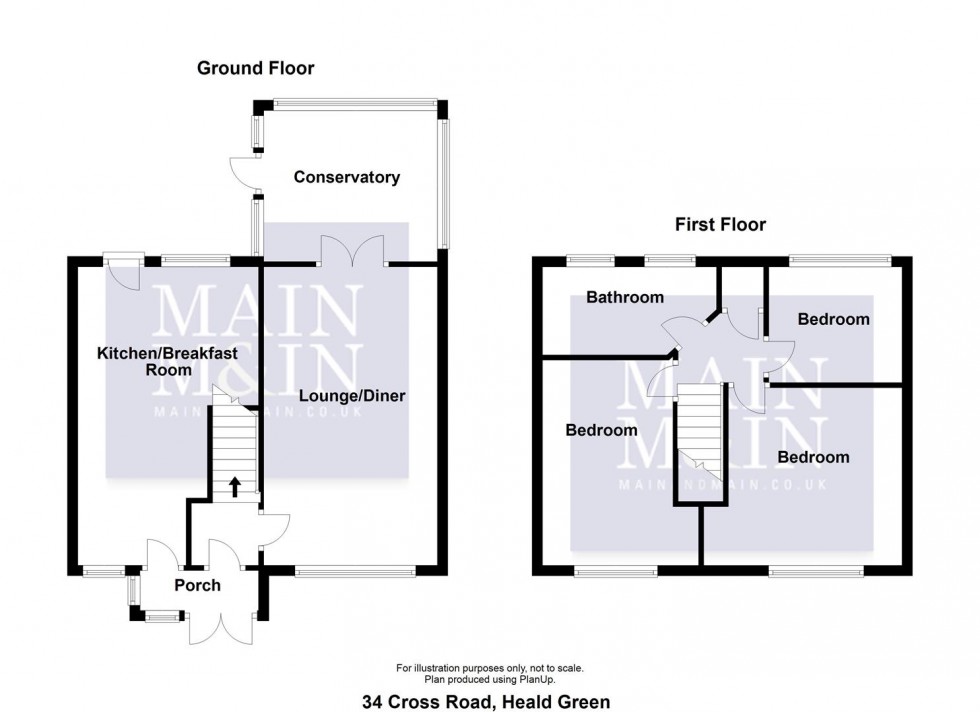 Floorplan for Cross Road, Heald Green