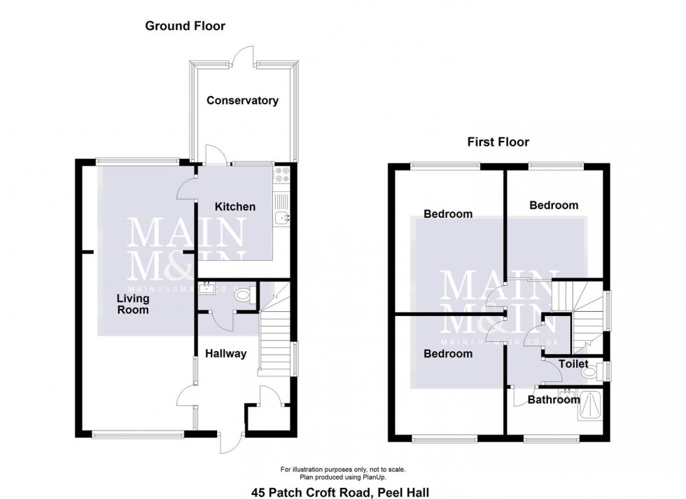 Floorplan for Patch Croft Road, Manchester