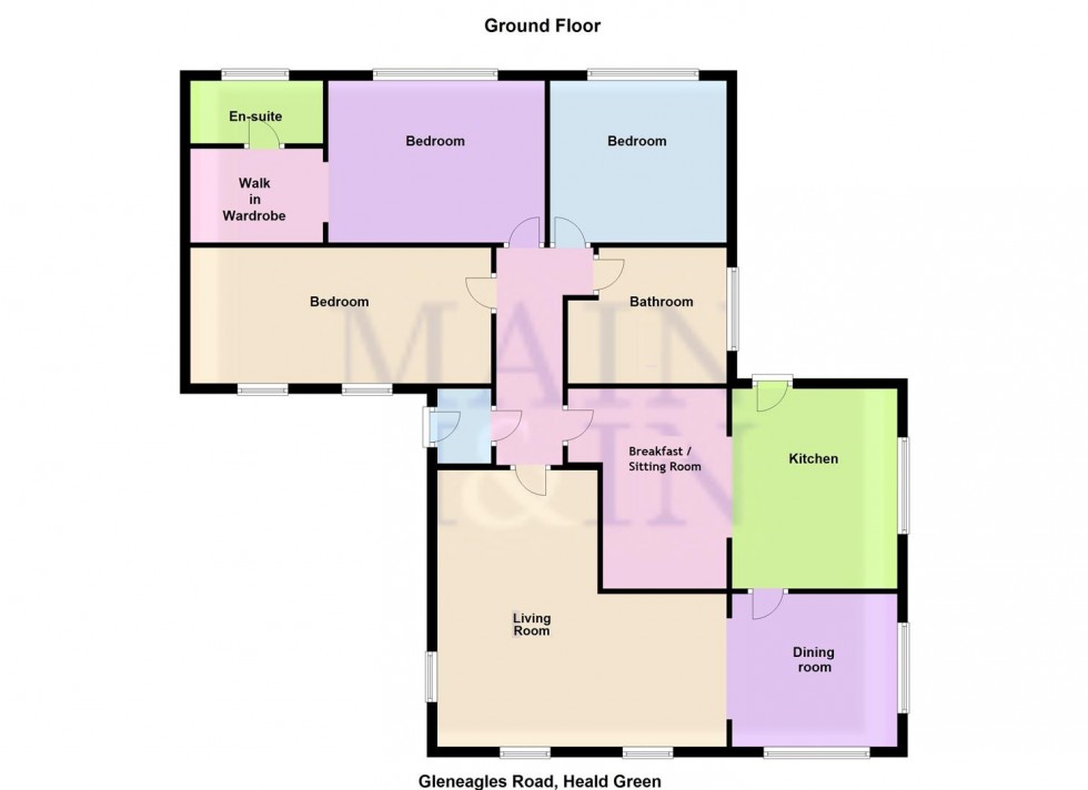 Floorplan for Gleneagles Road, Heald Green