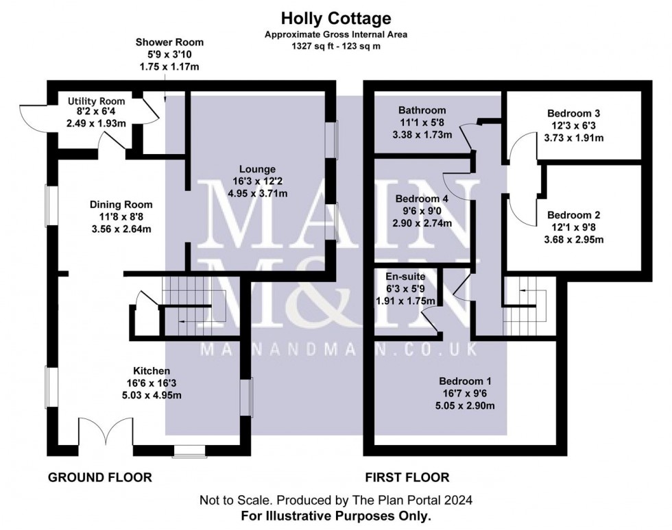 Floorplan for Daisy Bank Lane, Heald Green