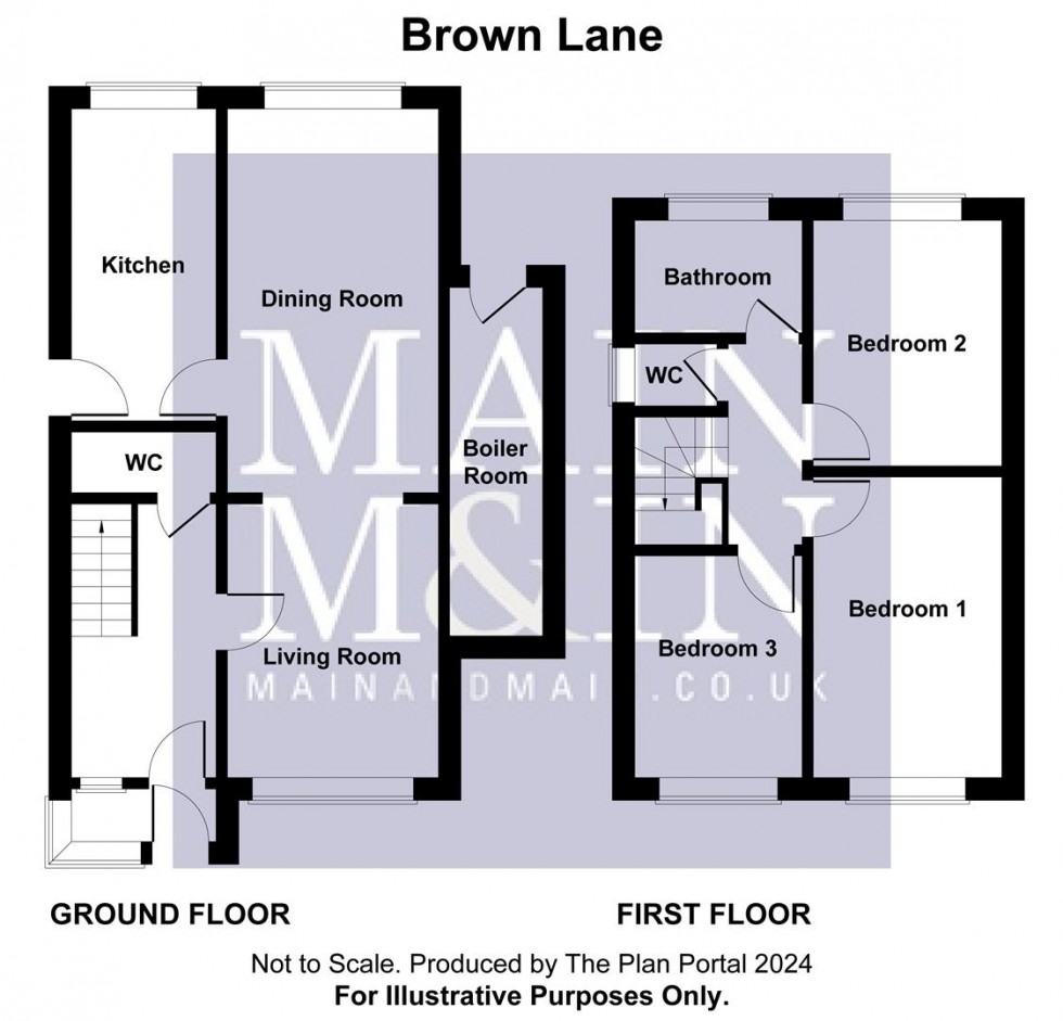 Floorplan for Brown Lane, Heald Green, Cheadle