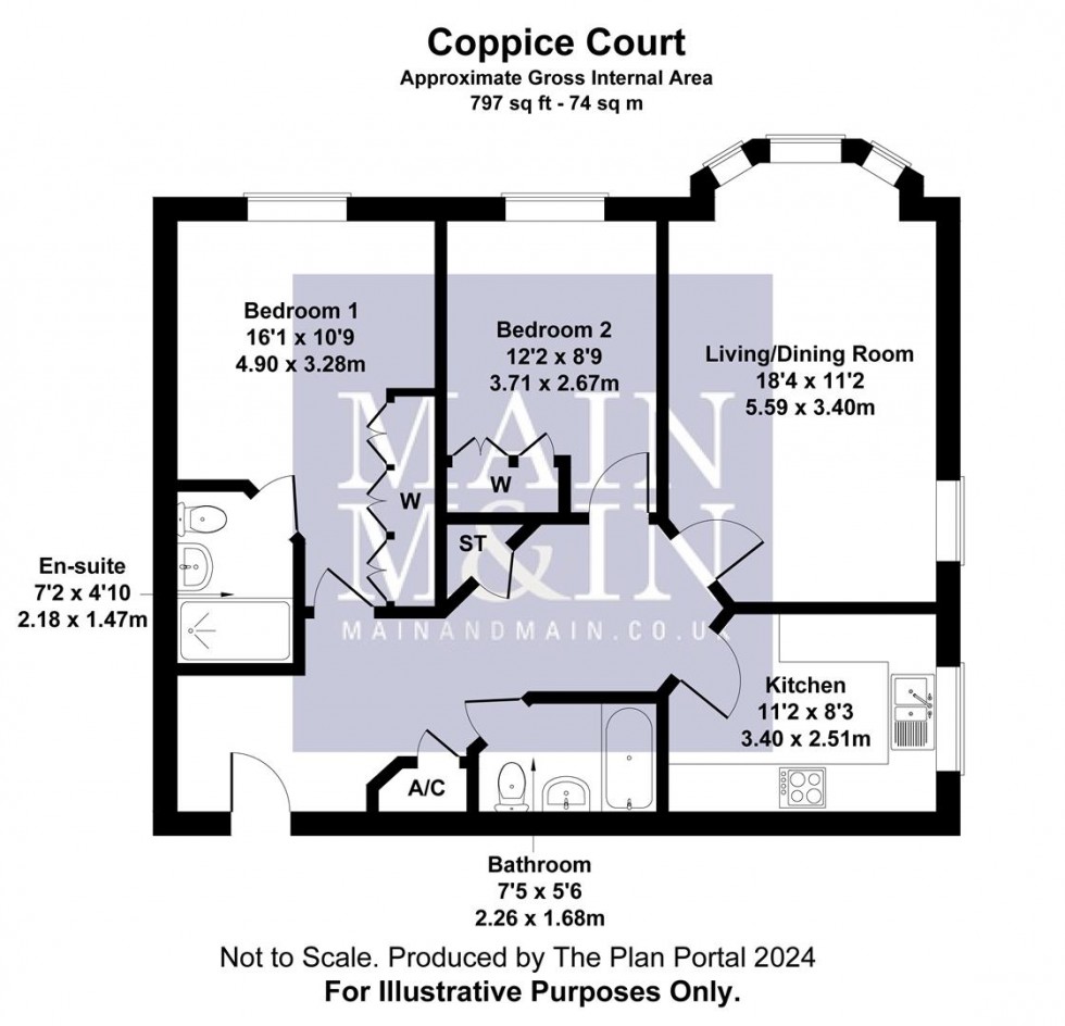 Floorplan for Coppice Court, Heald Green