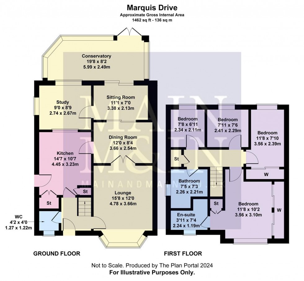 Floorplan for Marquis Drive, Heald Green