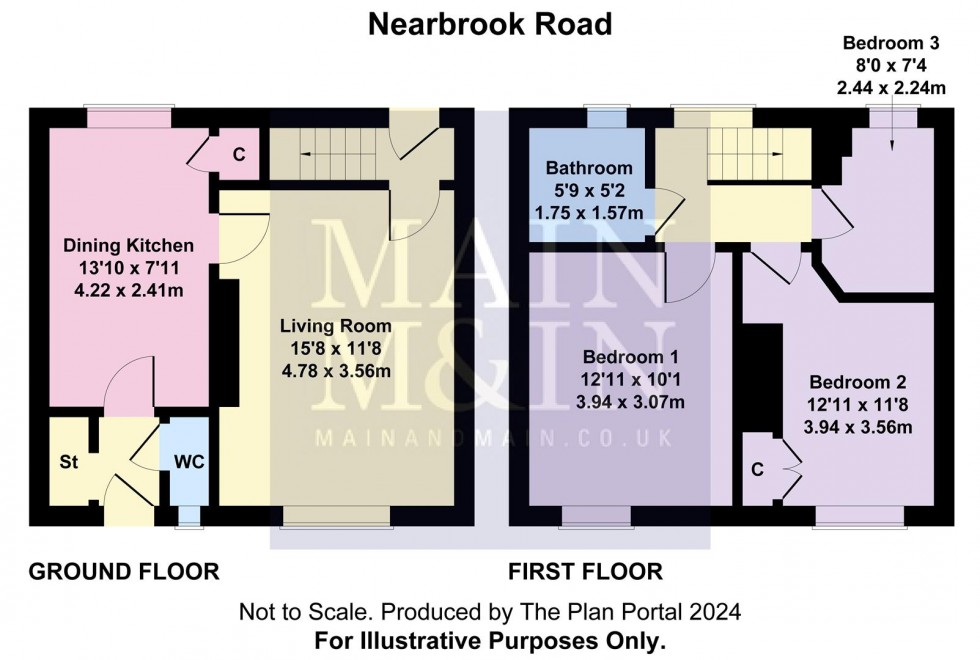 Floorplan for Nearbrook Road, Manchester