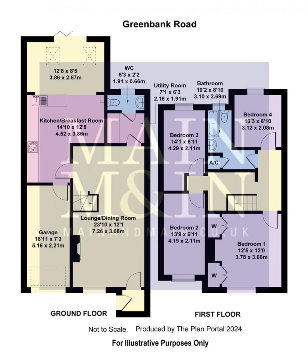 Floorplan for Greenbank Road, Gatley