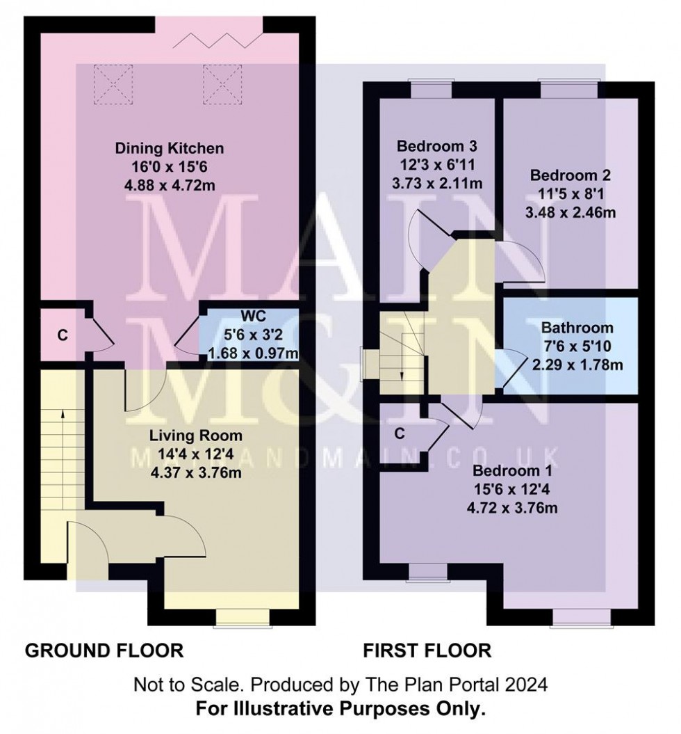 Floorplan for Calve Croft Road, Peel Hall