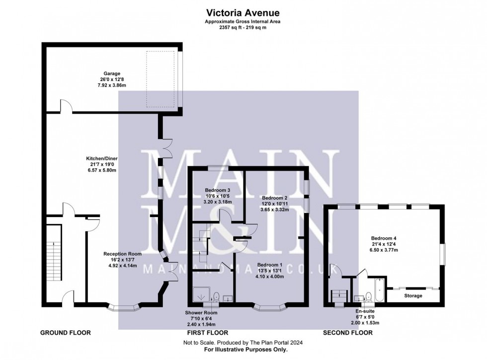 Floorplan for Victoria Avenue, Levenshulme, Manchester