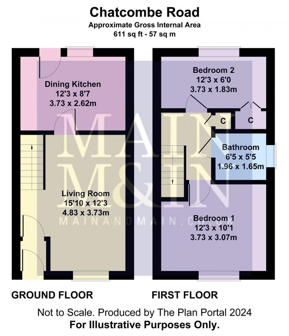 Floorplan for Chatcombe Road, Woodhouse Park