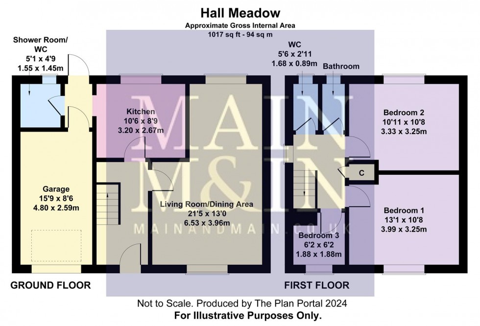 Floorplan for Hall Meadow, Cheadle Hulme