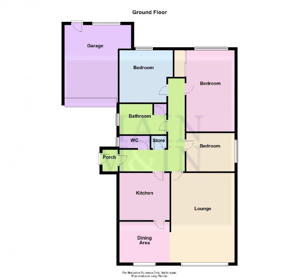 Floorplan for Lerryn Drive, Bramhall