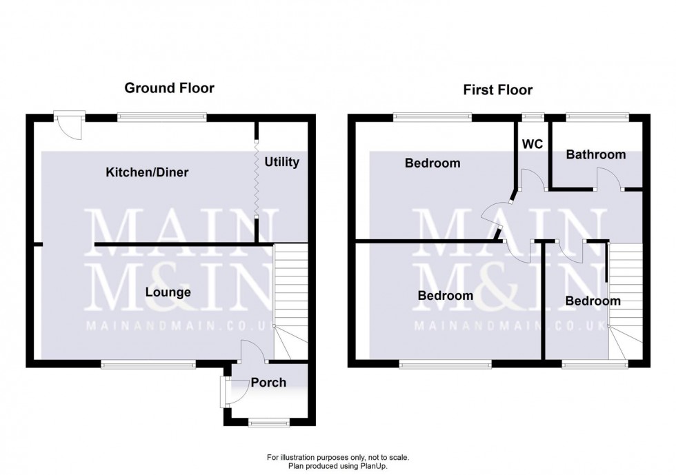 Floorplan for Peel Hall Road, Manchester