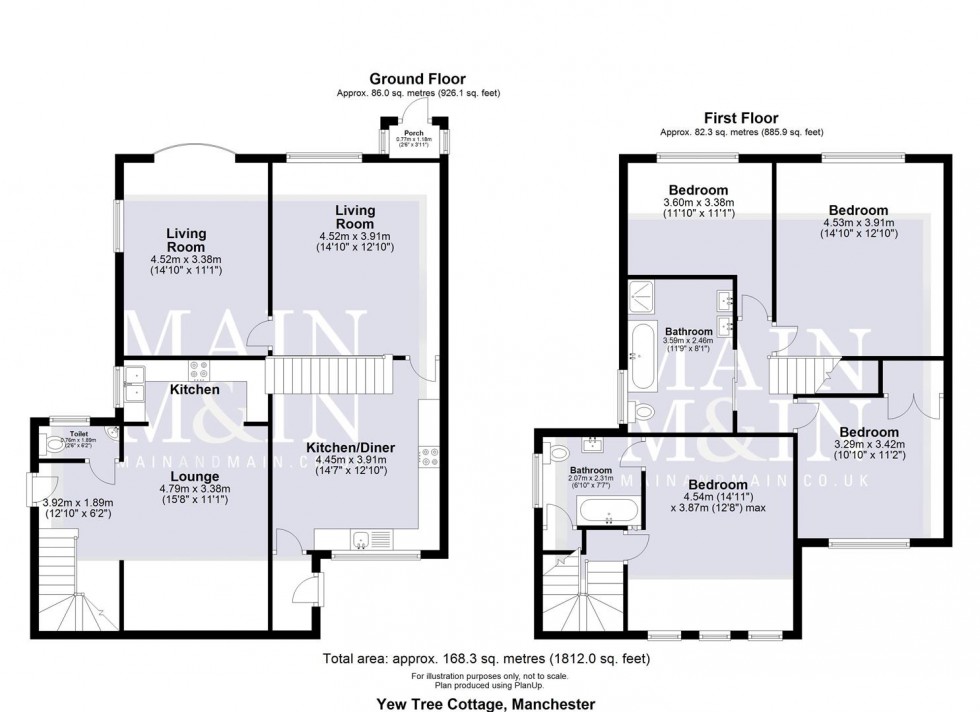 Floorplan for Styal Road, Manchester