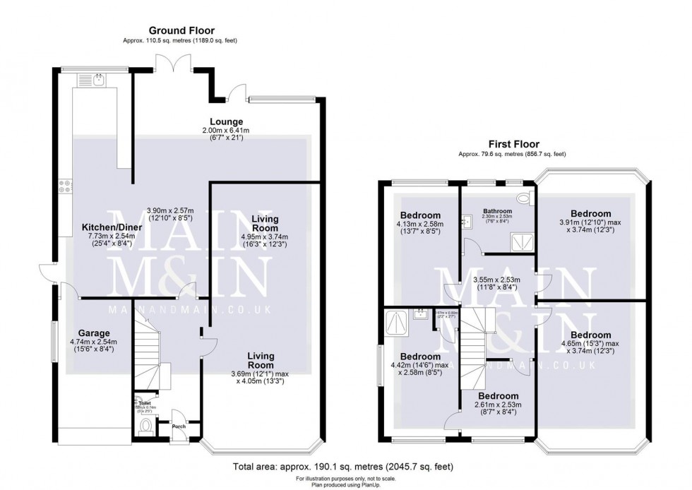 Floorplan for Barcheston Road, Cheadle