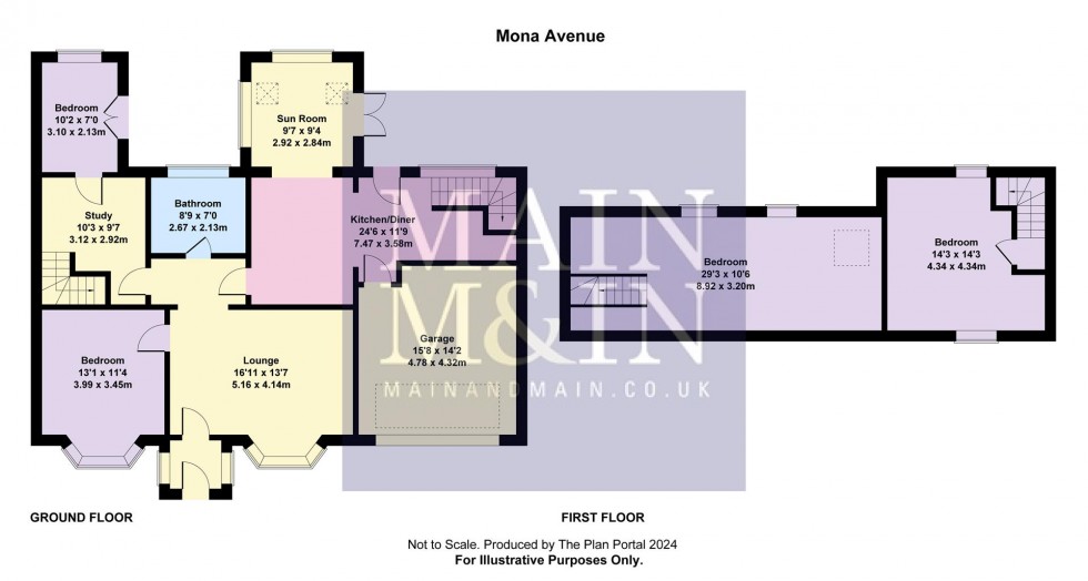 Floorplan for Mona Avenue, Heald Green