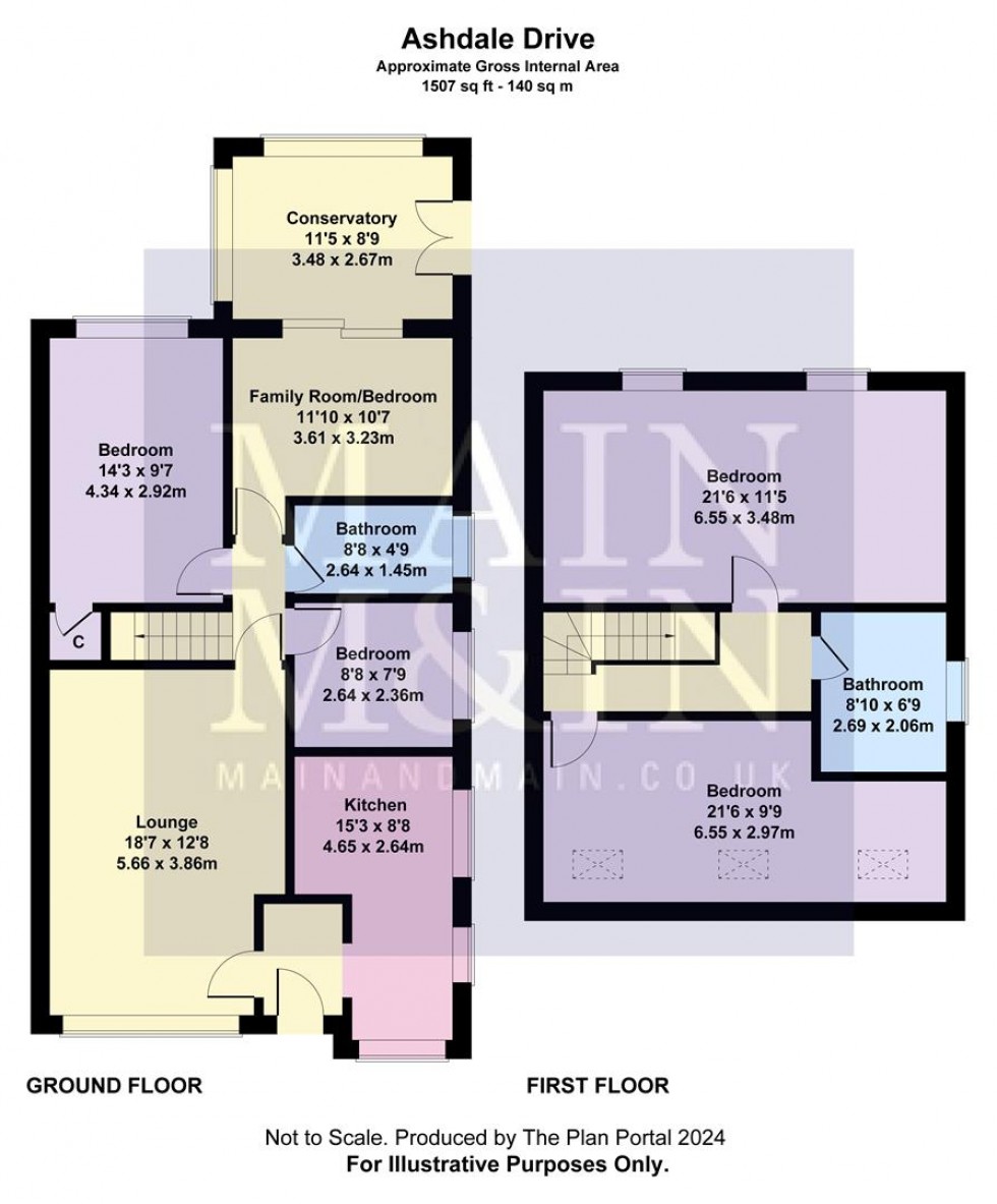 Floorplan for Ashdale Drive, Heald Green