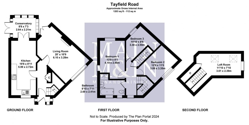 Floorplan for Tayfield Road, Manchester