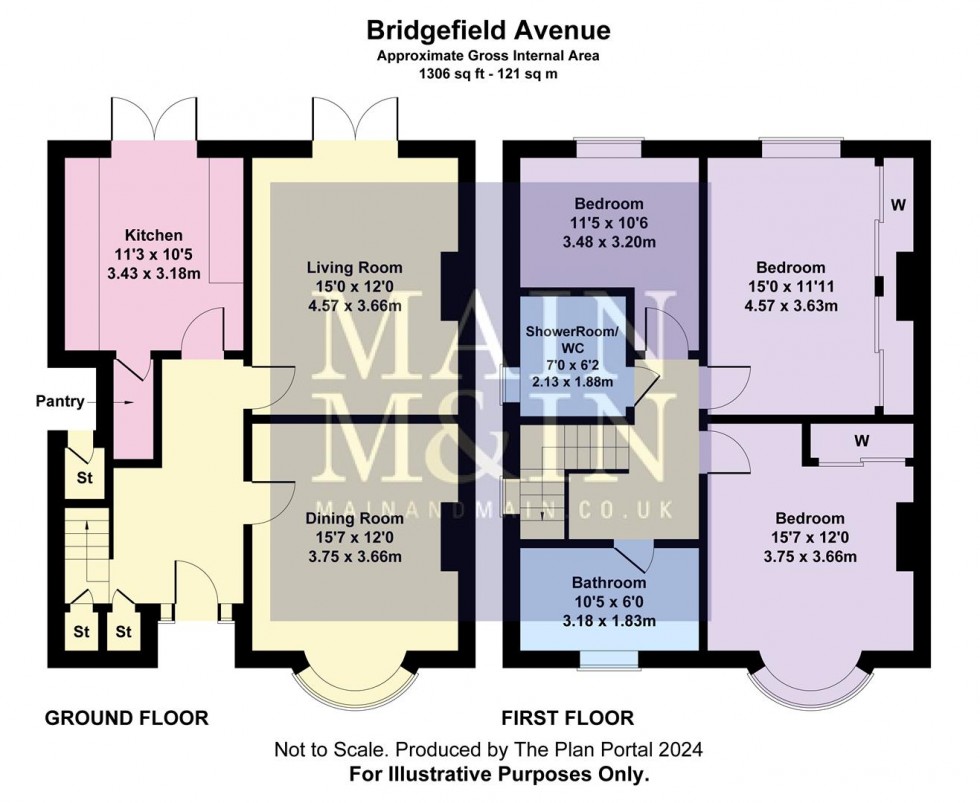 Floorplan for Bridgefield Avenue, Wilmslow