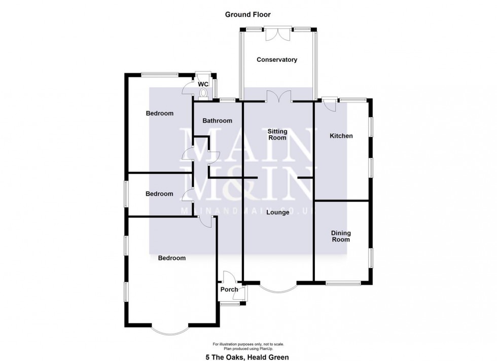 Floorplan for The Oaks, Off Styal Road, Heald Green