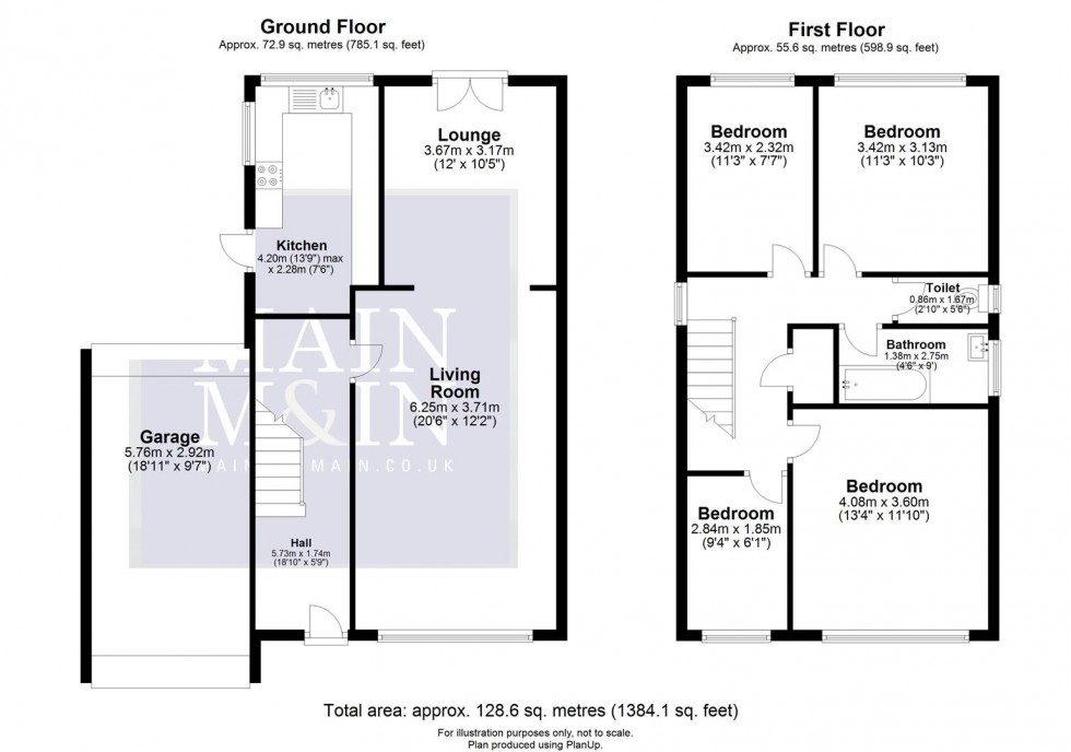 Floorplan for Carnoustie Drive, Heald Green